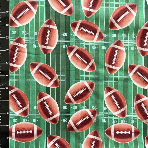 Sports Fabric Football Fabric Field Toss Green BTY - Picture 1 of 1